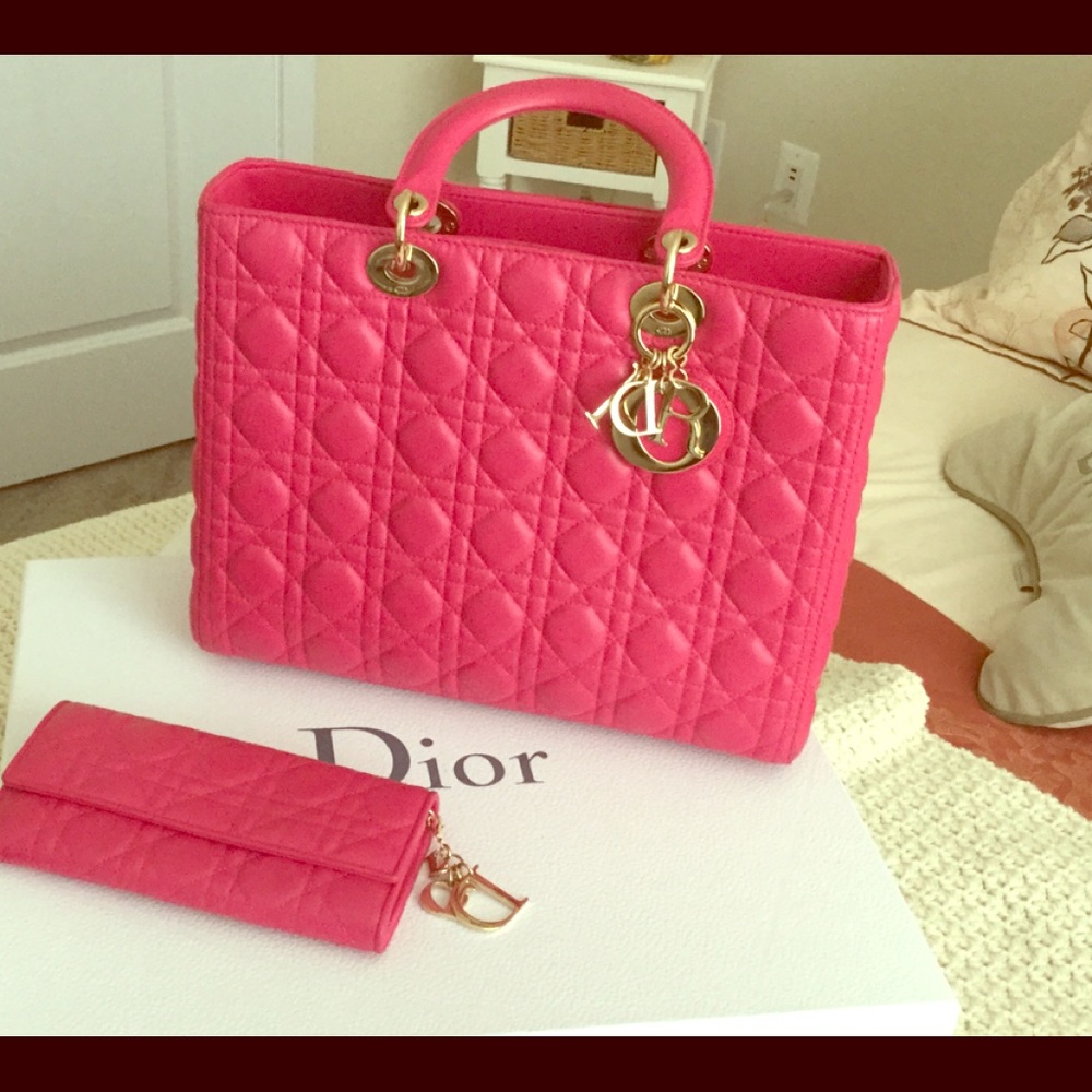 Dior Handbag & Matching Wallet